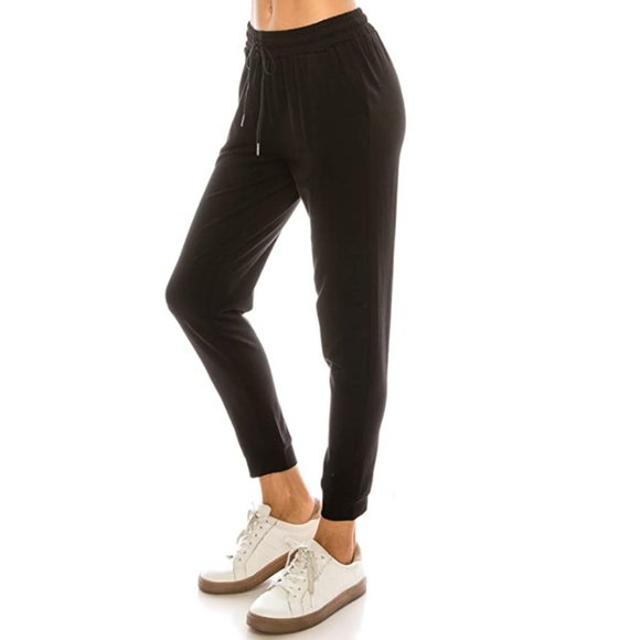 Amazon Soft Jogger Pants Drawstring Pockets Lightweight - Picture 2 of 3